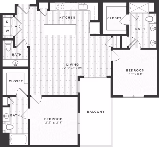Unit 1265 1265 floor plan